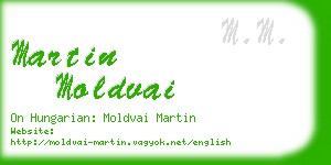 martin moldvai business card